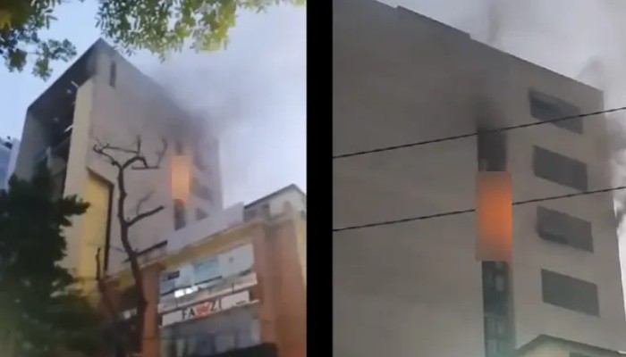 বনানীতে বহুলতল ভবনে আগুন, নিয়ন্ত্রণে কাজ করছে ৫ ইউনিট